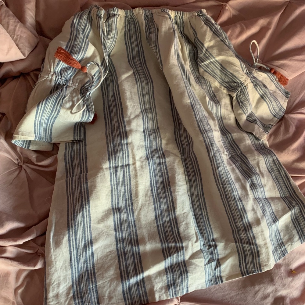 TULAROSA off the shoulder mini